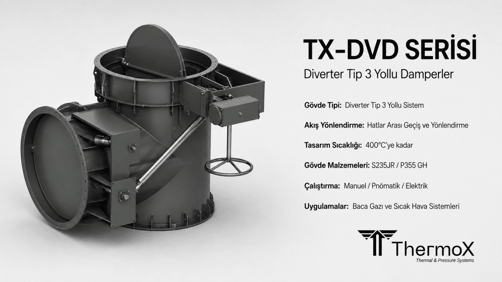 Diverter 3 Yollu Damper