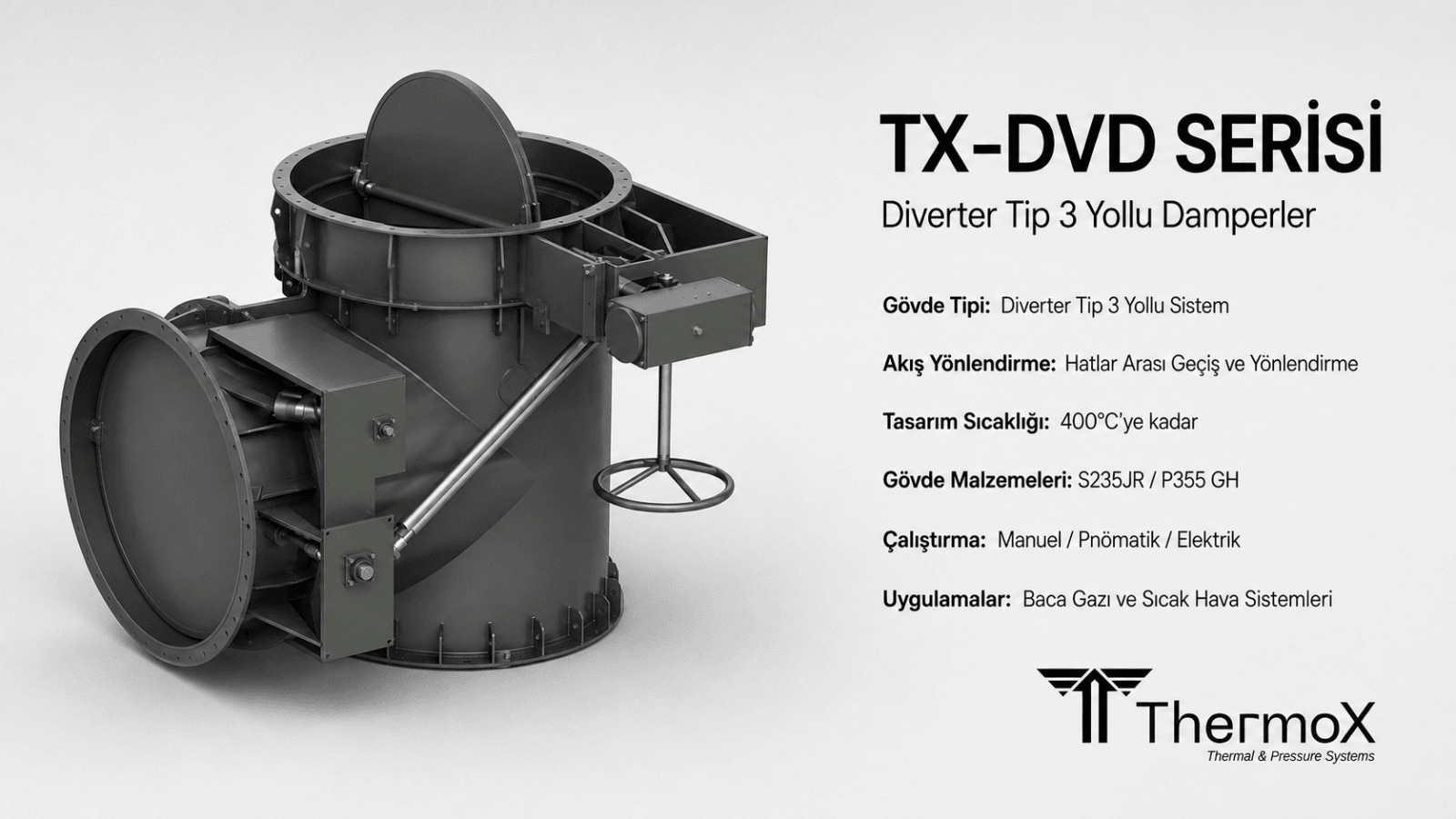 Diverter 3 Yollu Damper