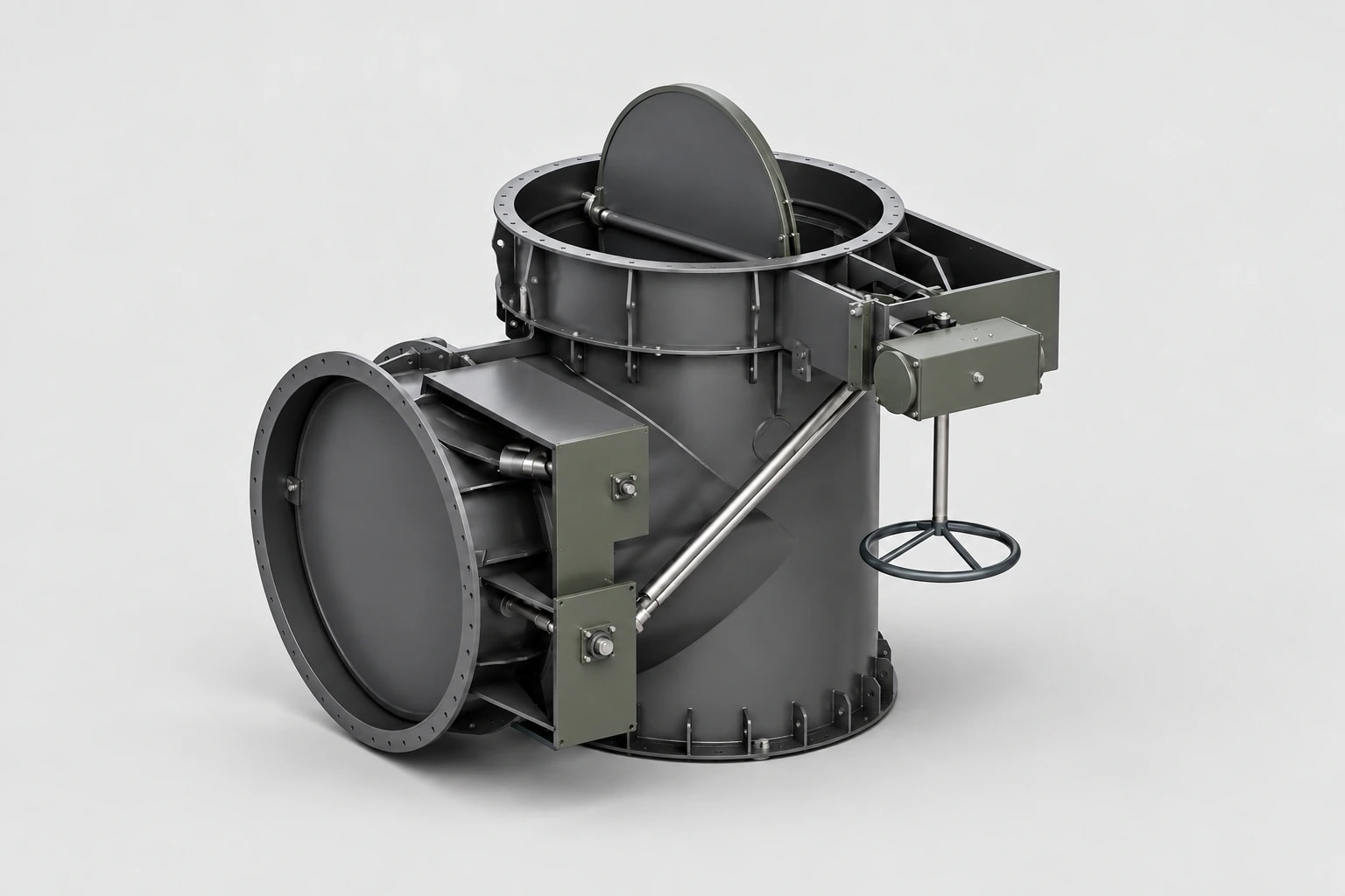 Three-way Diverter Damper