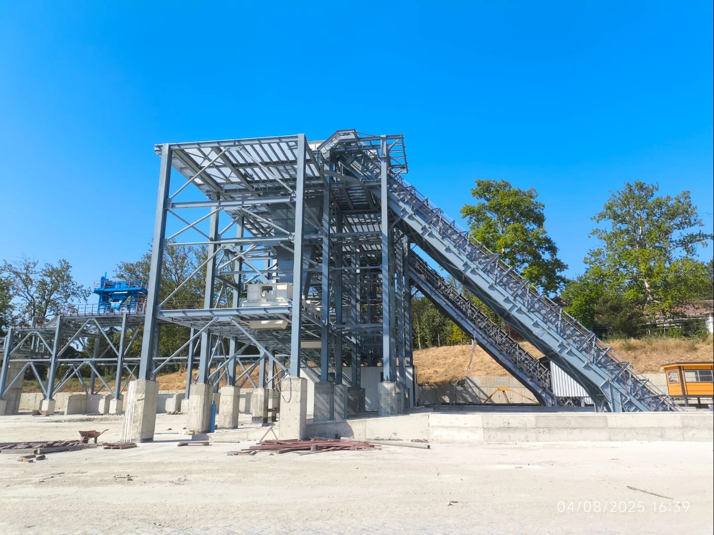 Kırklareli Şeker Fabrikası - Ağır Çelik Yapı Montajı