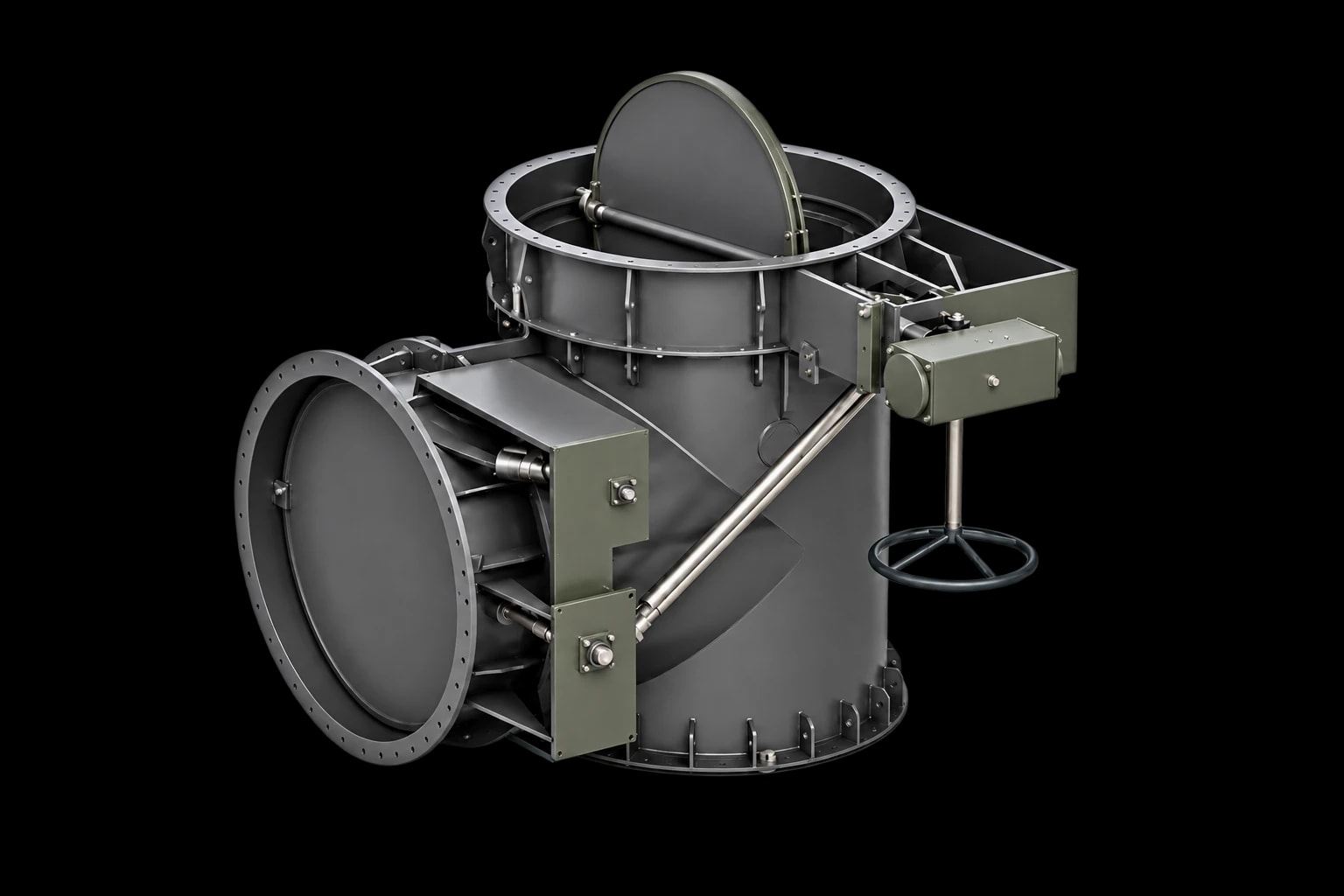 Diverter 3 Yollu Damper